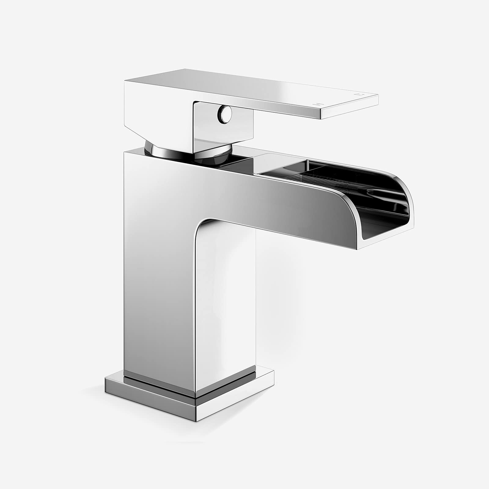 Origin Waterfall - Miscelatore per lavabo e scarico cromato