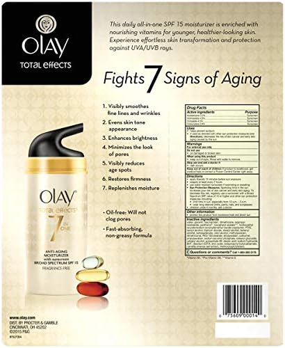 Olay Total Effects 7-in-1 Anti-aging UV Moisturizer