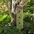 Glitzhome 18''H Large Hanging Birdhouse Three-Tiered Green Distressed Wooden Decorative Bird House with Window Shutters for Outdoor