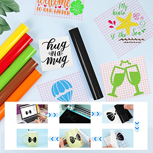 Iimagine Vinyl 12'' X 42Ft Glossy Black Permanent Vinyl Roll - Permanent Adhesive Vinyl Roll For Silhouette, Cameo Cutters, Signs, Craft Die Cutters, Home Decor, Birthday Gifts #TOP3