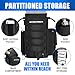 NATURE PIONEOR Magnetic Gym Bag for Men and Women - Magnet Water Bottle Holder Sling Carrier with Crossbody Shoulder Strap,Gym Accessories Pouch,Phone Pockets for Sports,Walking,Travel,Workout,Black