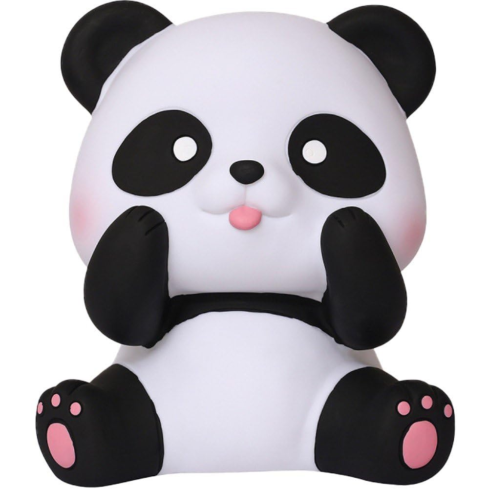 Tirelire panda de dessin animé pour décorer la chambre de votre enfant