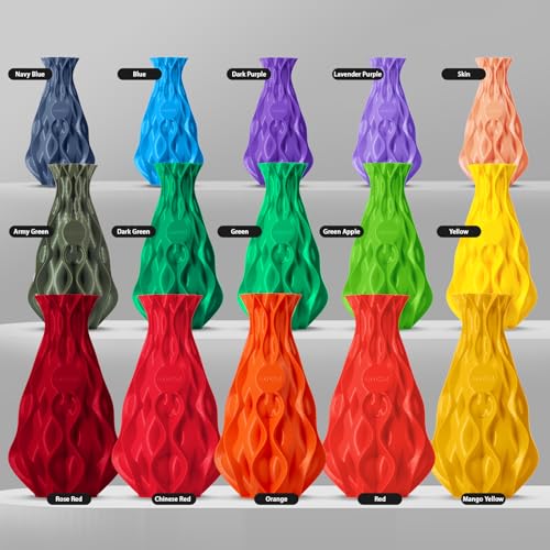 Image of ERYONE PLA Filament 1.75mm, 3D Printer Filament PLA, + /-0.03mm, 1kg(2.2lbs) /Spool, Orange