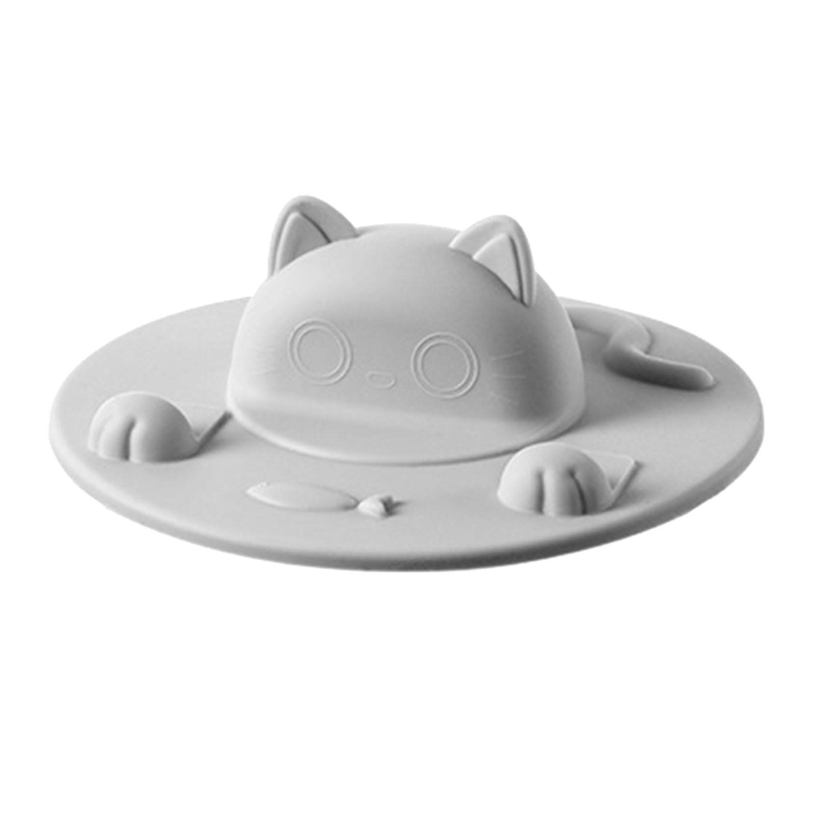 Qusinfc Cats Silicone Cup Lid Dustproof Camping Mugs Covers Leakproof Hot Cup Lid Seal for Coffee and Teas Drink Cups Cover Dustproof Hot
