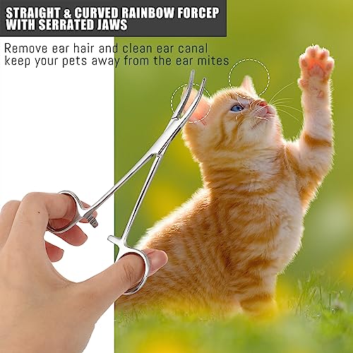 image for BBTO Hemostat Curved and Straight Hemostat Forceps Piercing Pliers For