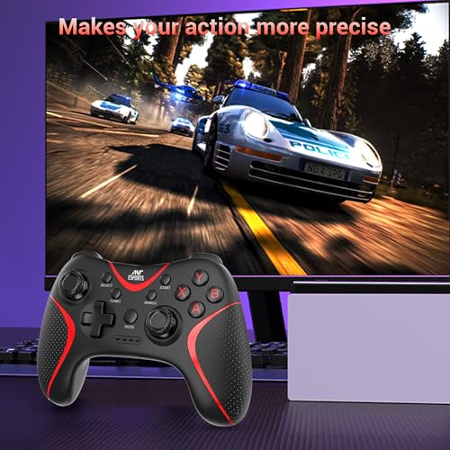 Ant Esports GPL300 PC Controller Wireless, PS3 Controller PC Gamepad with Dual Vibration, 2.4G Wireless Gaming Controller for PC Windows 11 10 8 7,... - Image 5