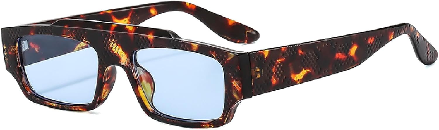 Punk Sunglasses Women Men Frame Uv400 Vintage Luxury Shades