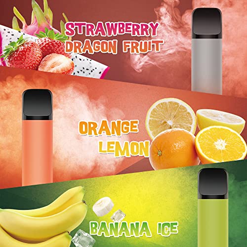 SKIRA-Disposable-Vape-Pen-No-Nicotine-500-Puff-Bar-Disposable-E-Cigarette-Starter-Kit-2500puffs-in-Total-Pack-of-5