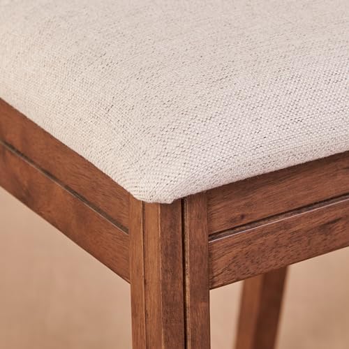 Image of Home Centre | Montoya | Solid Wood | Dining Chairs | Brown | Set of 2 | 1 Year Warranty