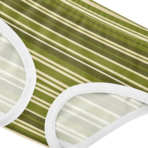 Green Stripe Toddler Girls's Underwear 2T 23008754