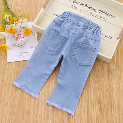 Kids Softball Leggings Pants Toddler Kid Pants Jeans Soft Elastic Waist Denim Pants Pants Size 12 Girls2