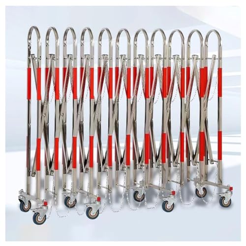Barrière de sécurité rétractable durable en acier inoxydable bicolore de qualité - 2