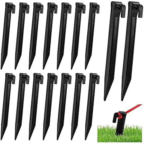 ADXCO 16 Pieces 7 Inches Plastic Inflatable Stakes Cover
