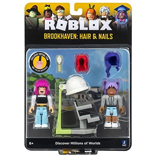 Roblox Celebrity Collection - Brookhaven: Hair & Nails Game-Pack [Includes Exclusive Virtual Item] by Roblox - Image 2