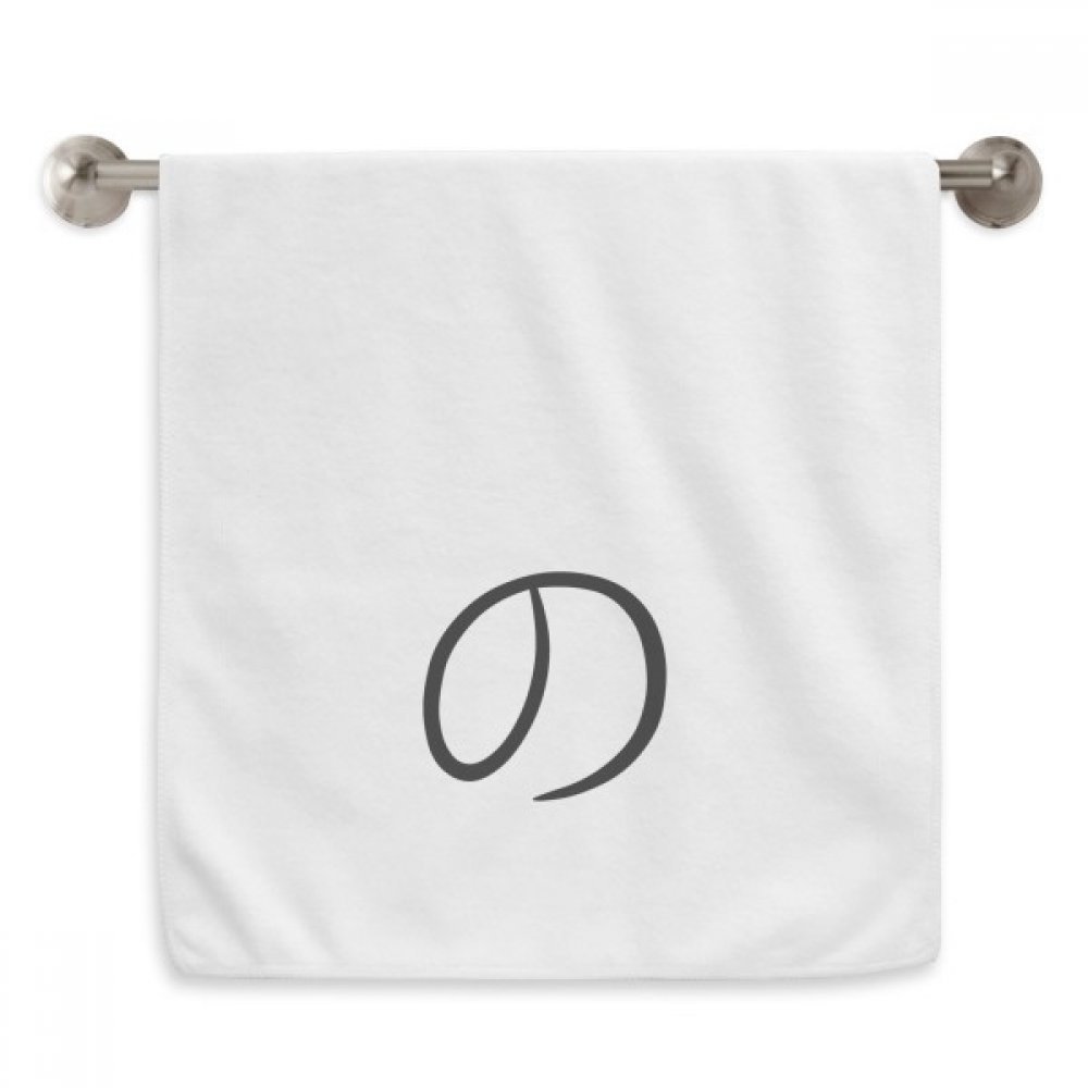 Serviette de toilette Katakana pour votre routine soin du visage