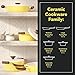 Vremi 8 Piece Ceramic Nonstick Cookware Set - Induction Stovetop Compatible Dishwasher...
