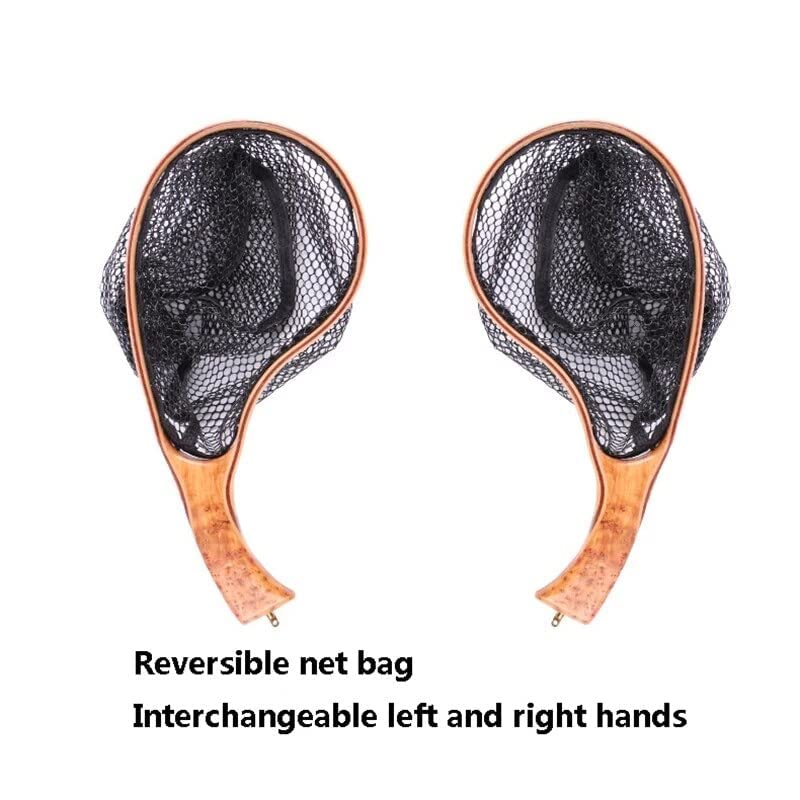 Amazon | 漁網フライフィッシングランディングネットトラウトネット