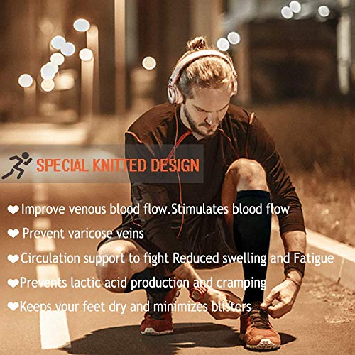 Sooverki Copper Compression Socks Women And Men 6 Pairs - Best For Running, Athletic, Medical, Nursing, Travel #TOP1