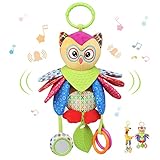 【Juguetes de cochecito de bebé y juguetes de cochecito】Puede colgar este juguete sonajero de peluche en el cochecito de bebé, el cochecito o la cama con el asa de plástico. Conveniente para colgar y desmontar, un compañero de juegos perfecto para tu bebé en todo momento. El juguete sonajero colgante puede calmar las emociones de su bebé cuando sale, lo que le permite adaptarse rápidamente a entornos desconocidos.