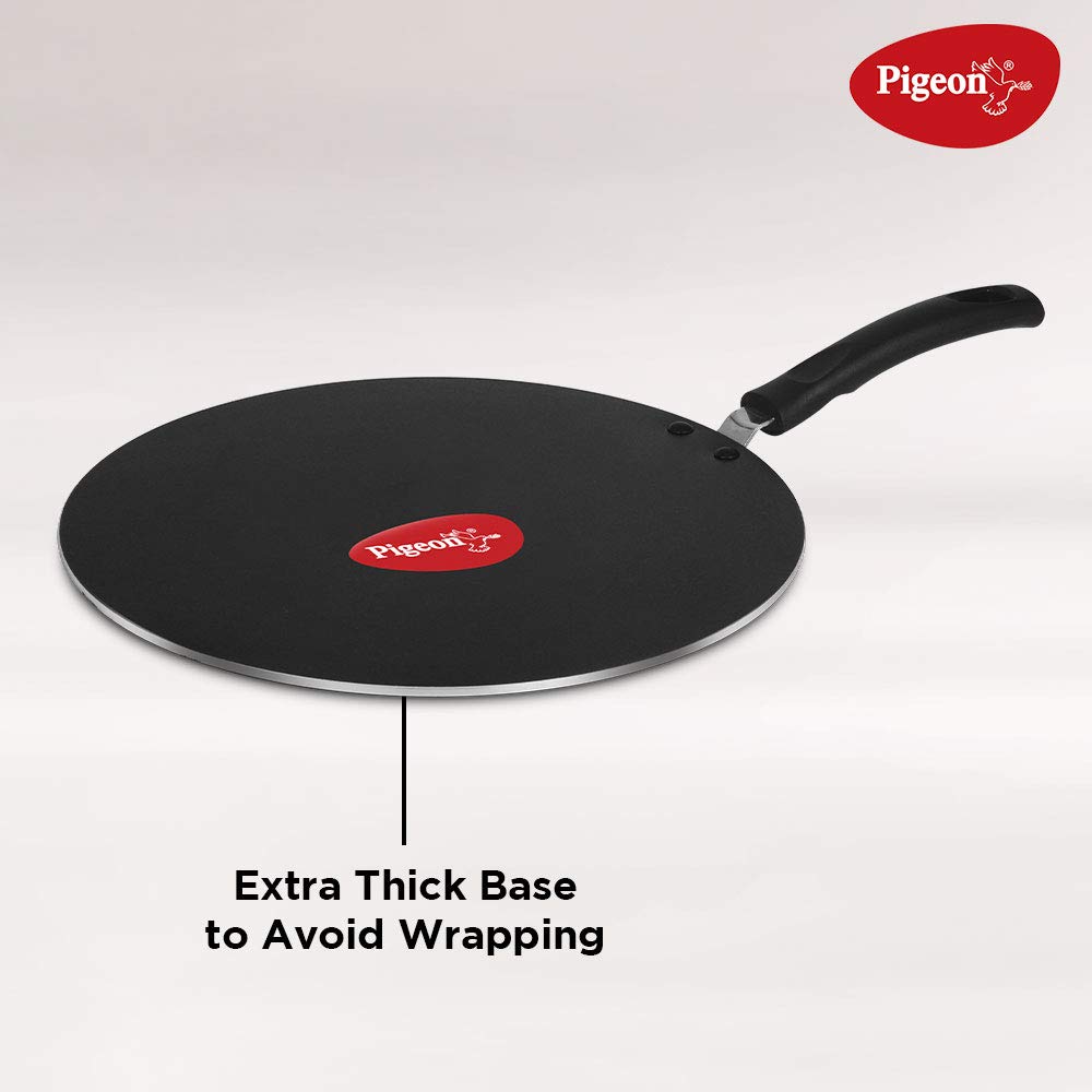 Pigeon 31cm Non-Stick Aluminium Multi Tawa with extra thick base
