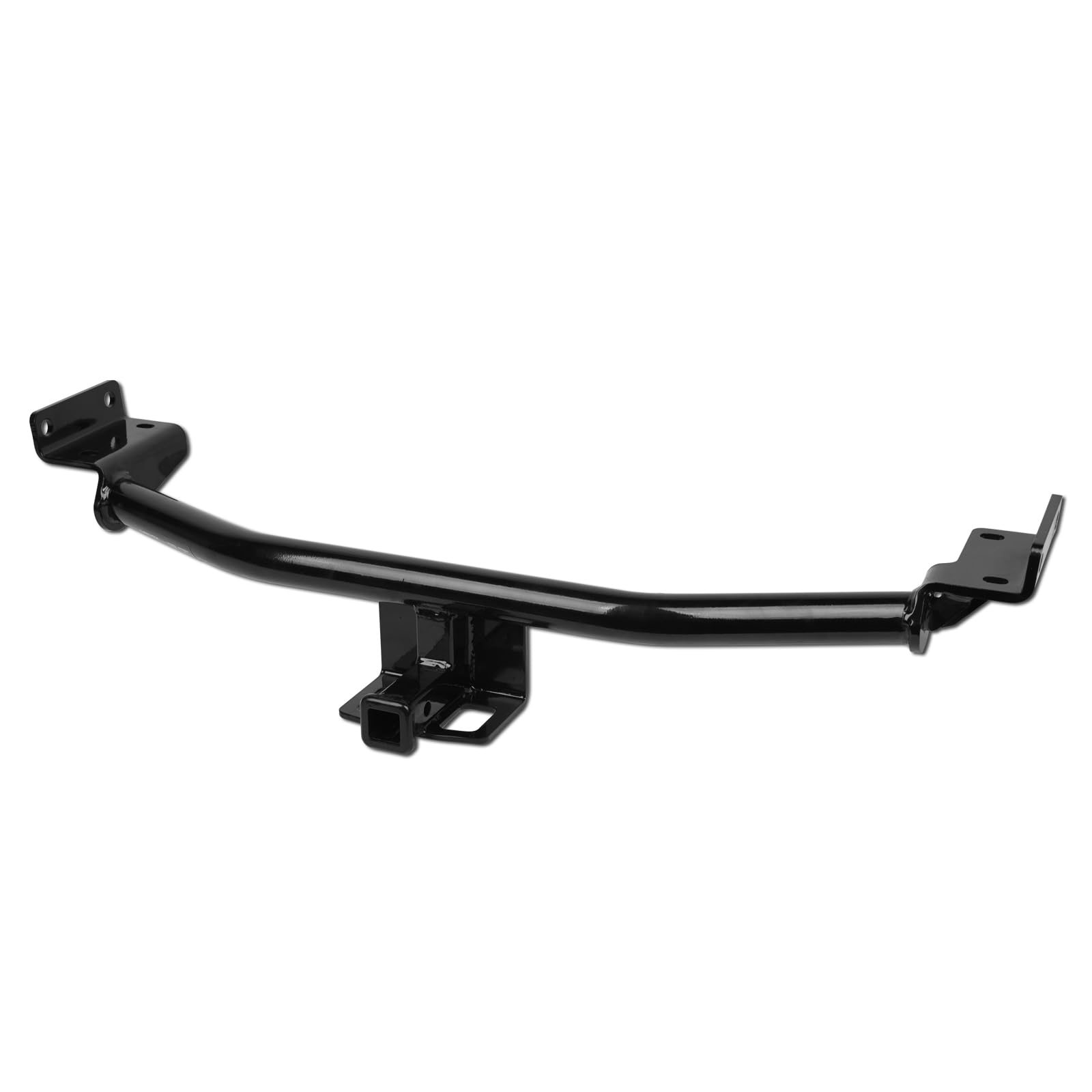 Photo 1 of Class 2 II Black 1.25" Receiver Tube Rear Bumper Trailer Tow Hitch Towing Mount