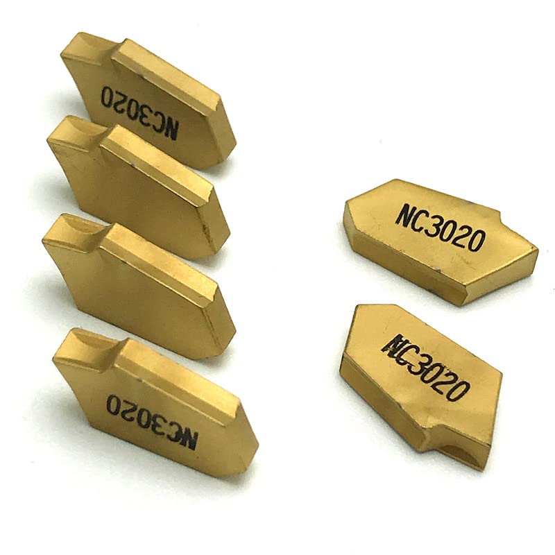 10 pièces plaquettes de rainurage SP200 SP300 SP400 PC9030 NC3020 NC3030 plaquettes de carbure de rainurage SP 300 outils de tour plaquette de tournage(SP400 NC3020)