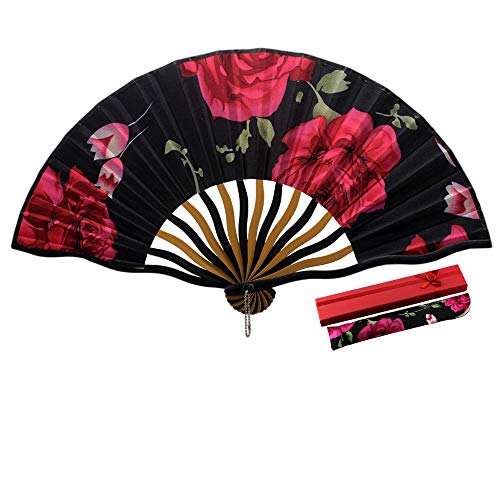 Alay&me Mini Exquisite Japanese Style Silks Hand Fans