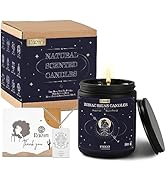 Raetm Zodiac Candles Vanilla Roses Scented Candles, Natural Soy Candle for Home Scented, Virgo Gi...