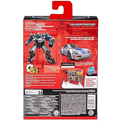 Transformers Toys Studio Series Deluxe Rise of the Beasts 105 Autobot Mirage Toy, 4.5-Inch, Action Figure for Boys and Girls Ages 8 and Up