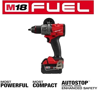 2904-22 Cordless Brushless Hammer Drill/Driver for Milwaukee M18 FUEL 18V 1/2 Hammer Drill/Driver Kit