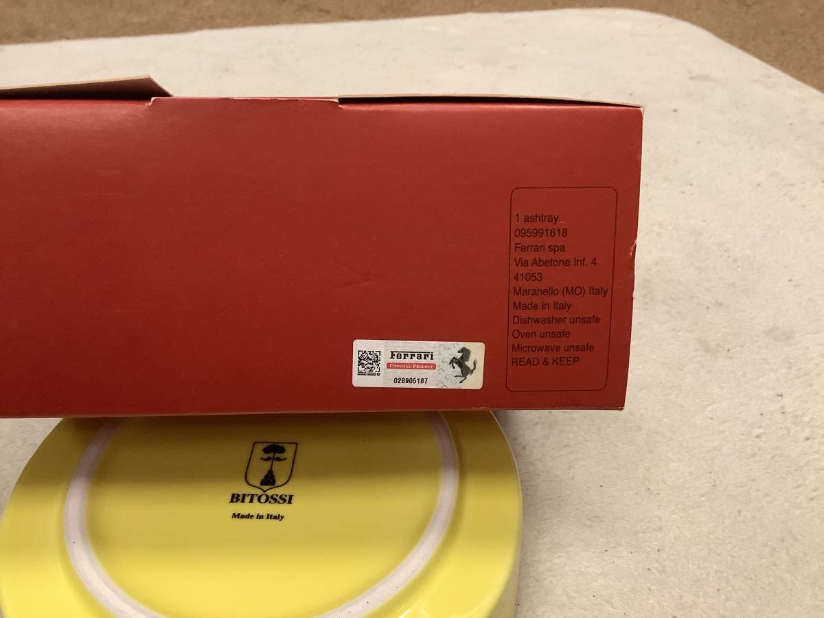 Amazon.co.jp: フェラーリ タバコ 灰皿 イタリアお土産 箱付き