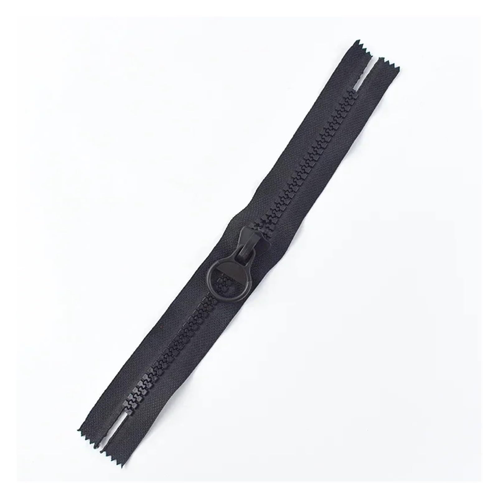 Resin Zippers 1-5Pcs 10# Colorful Resin Zipper 20/25/30cm with Puller for Sewing Repair Decorative Accessories(Black,3PCS_NO10-20CM)
