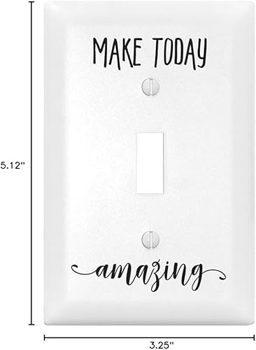 Miniatura 9 de DEXSA Sweet Dreams Let Your Light Shine - Cubierta para interruptor de luz individual  Fabricado en los Estados Unidos