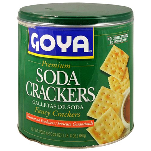 Goya Soda Crackers, 24-Ounce Unit (Pack of 4)