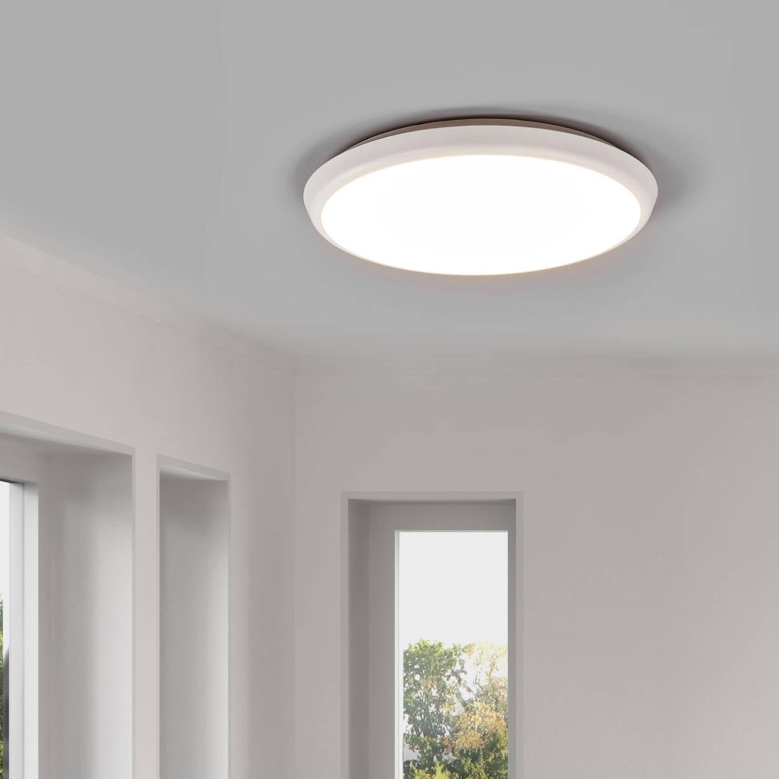 Arcchio Plafoniera LED Dimmerabile Con Telecomando – Moderna, Bianca, Per Soggiorno, Camera Da Letto, Cucina – Lampadina Inclusa