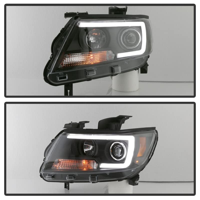 Amazon.com: Spyder 5085283 Black Led Dry Bar Projector Headlights