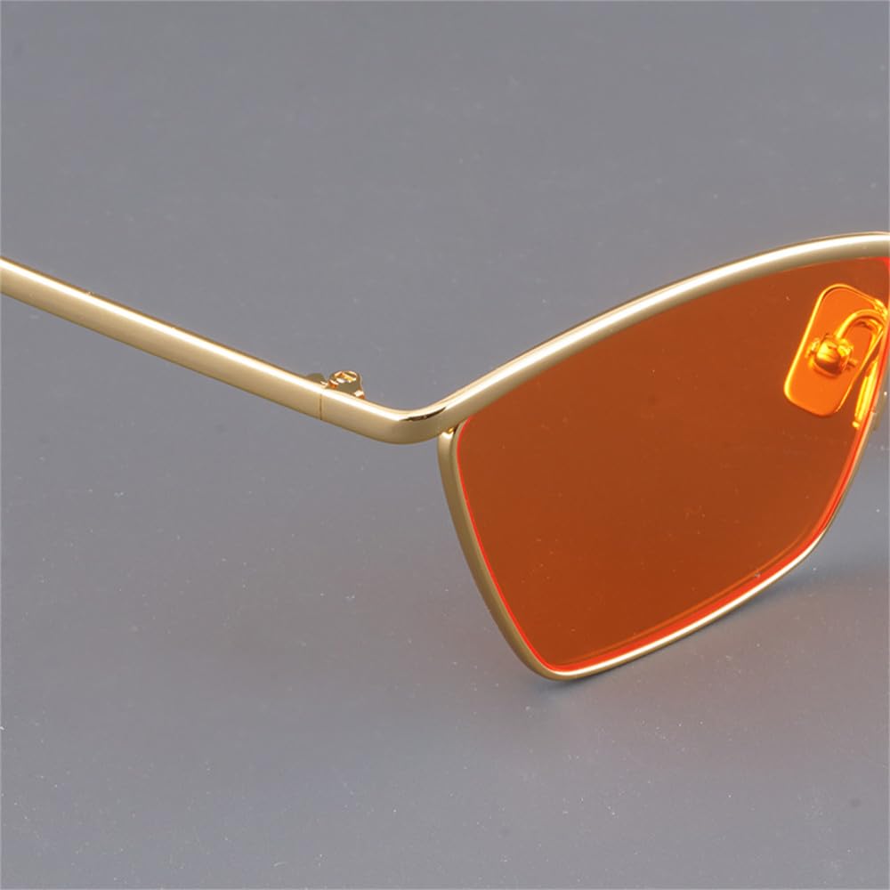 Gafas de sol de ojo de gato para mujer, gafas solares versátiles de lujo para hombres, sombrilla