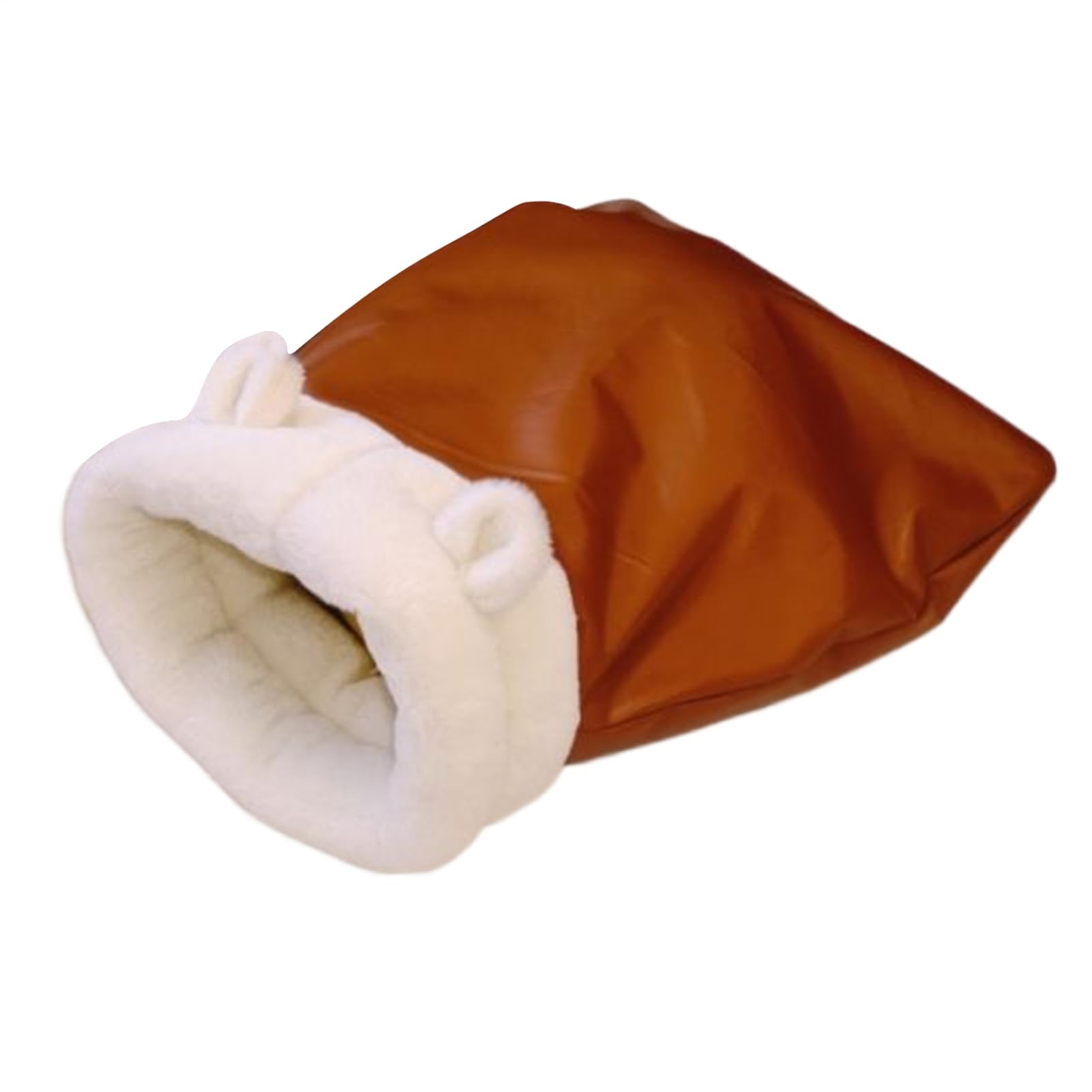Nid en cuir PU pour chat voyageant en plein air même en hiver