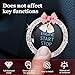 Hovom Cute Bow Bling Car Push Start Button Decoration Ring, Crystal Rhinestone Engine Start Button Cover, Push to Start Sticker Car Decoration, Automotive Key Ignition & Knob Bling Ring (Colorful)