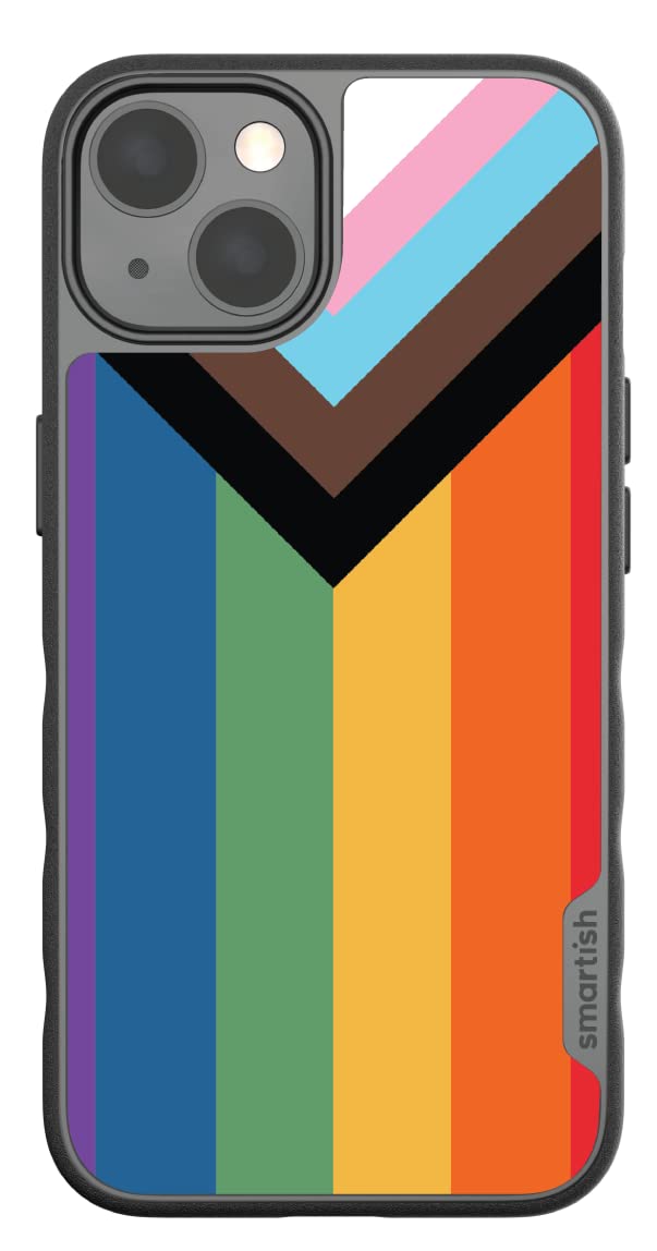 Smartish - Progress - iPhone 14 Magnetic Case - Gripmunk Compatible with MagSafe [Lightweight + Protective] Slim Thin Grip Cover with Microfiber Lining for Apple iPhone 14