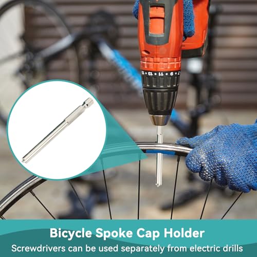 Herchr HERCHRPSR3VOXT62 Bicycle Spoke Nipple Screwdriver Bike Nipple Driver Tool Wheel Spoke Nipple Connection Tool thumb #3