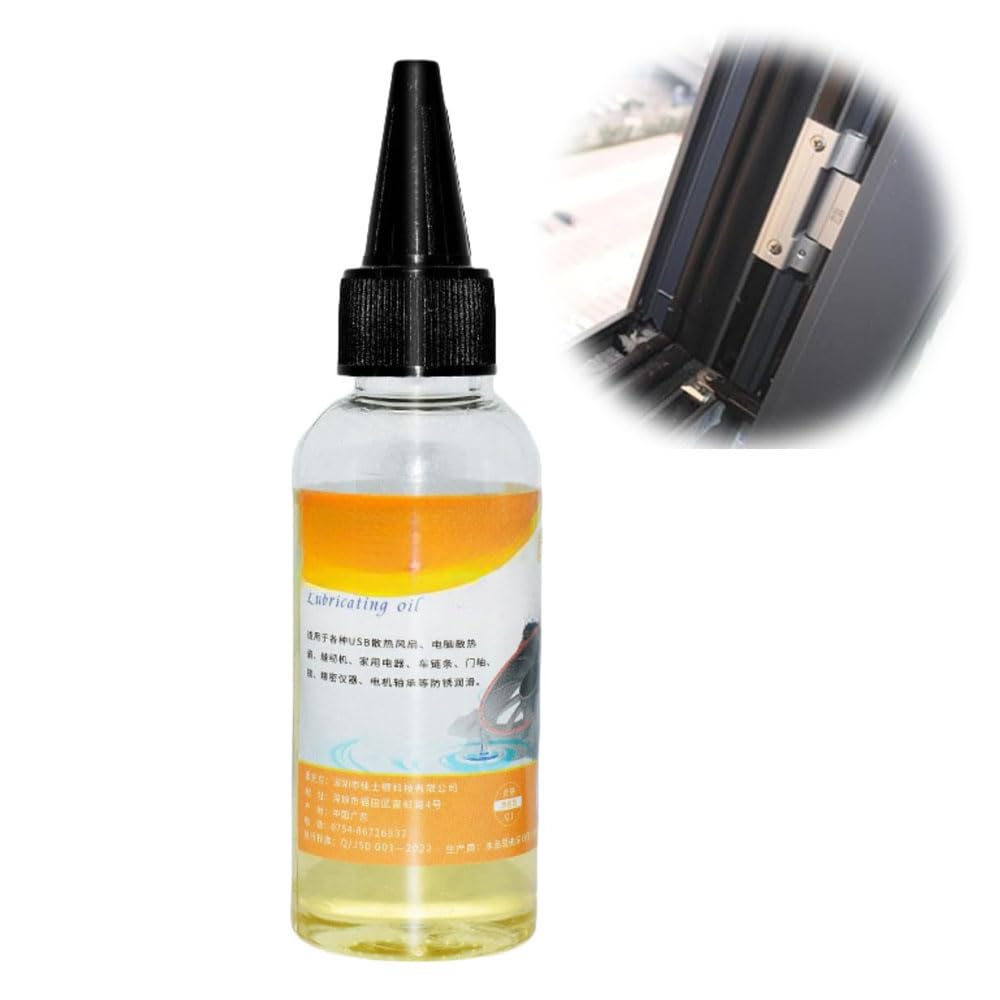 Multi-Purpose Lock Cylinder Lubricant, 100ml Dry Lube, Door Hinge Oil, Treadmill Oil, Graphite and Silicone Lubricant for Locks, Hinges, and Bearings