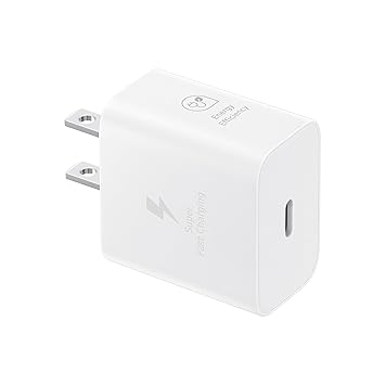 Samsung Original 25W Type-C Travel Adaptor Without Cable, White