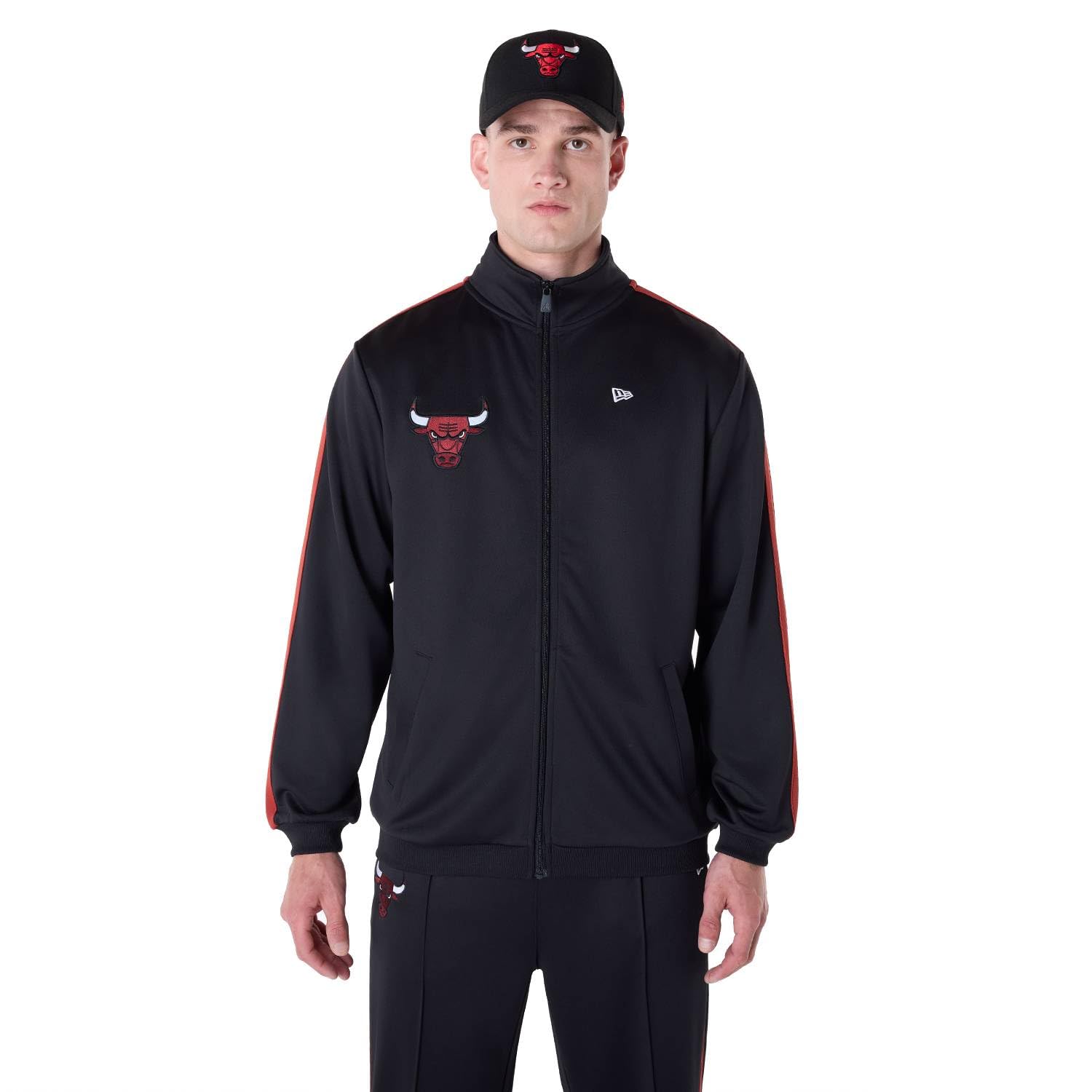 New Era NBA Chicago Bulls kurtka męska, kurtka treningowa, czarna