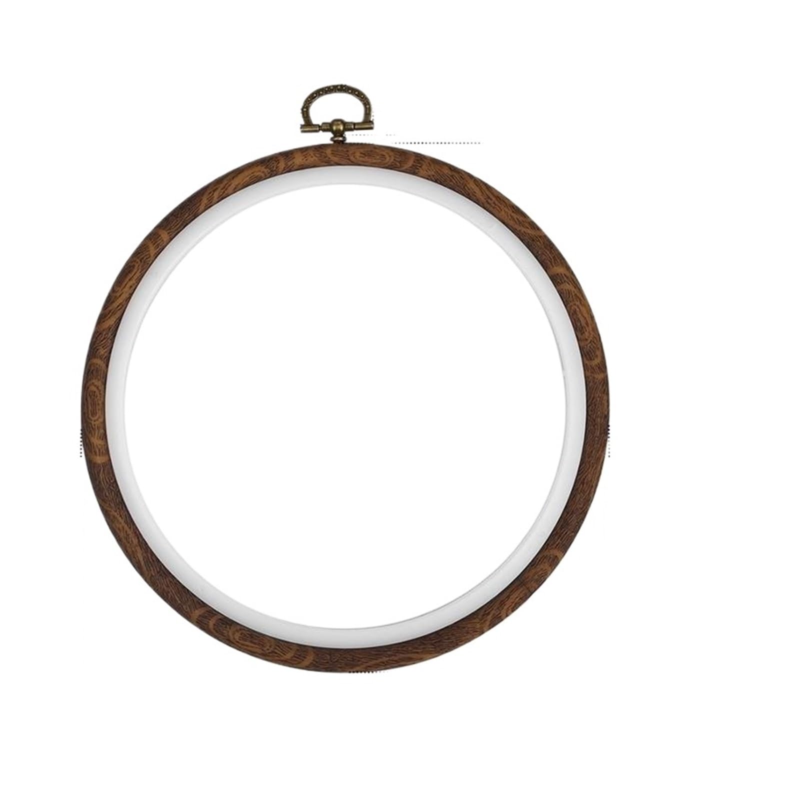 CHUDOU Mini Embroidery Hoop Set Sewing Tool Round Embroidery Hoops Frame Set Plastic Hoop Rings for DIY Cross Stitch Needle Craft(17cm)
