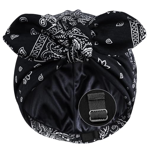 Sleeping cap femme satin pour préserver les boucles