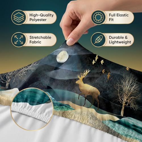 Image of Split AC Cover 1 ton, 1.5 ton to 2 Ton |Designer Digital Print Indoor AC Dust Cover | Stretchable Lycra Fabric | 38x12x9 Inch | Washable Polyester AC Indoor Unit Cover | Dust Dirt Resistant