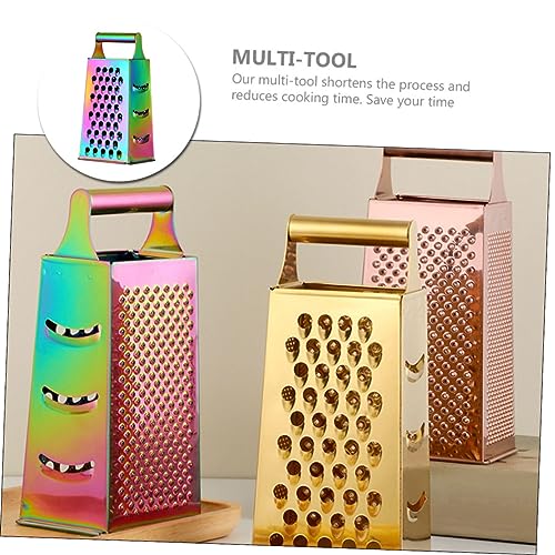 Rallador manual para verduras y queso multicolor portátil miniatura 4