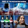Oral-B iO3 Electric Toothbrush for Adults, Matt Black, Pressure Sensor, With 2 Toothbrush Heads, Long-Lasting Battery with Travel Case for Home and Travel, 2 Pin Plug