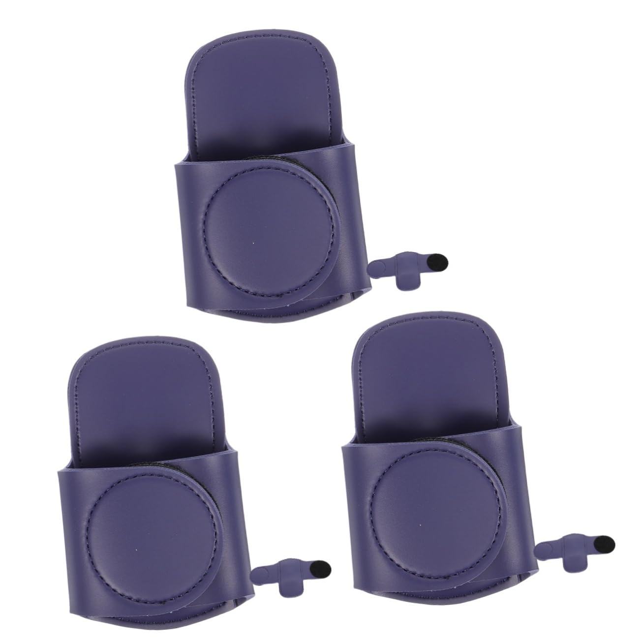 MAGICLULU 3 Piezas Soporte de Estetoscopio de PU con Clip para Cintura Funda de Estetoscopio para Médicos y Enfermeras Diseño Compacto y para Uso Profesional Hospitales y Clínicas